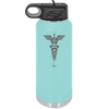 RN Wonder Woman Caduceus - Laser Engraved Stainless Steel Drinkware - 1592 -