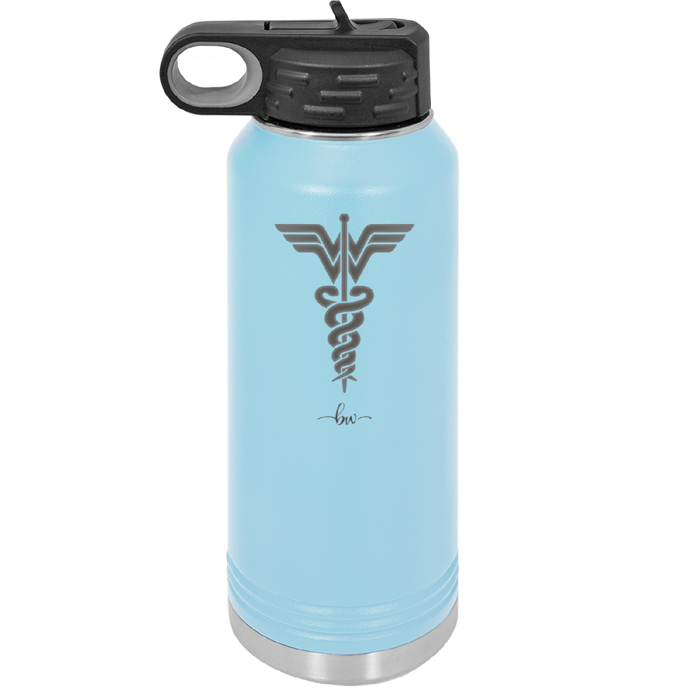 RN Wonder Woman Caduceus - Laser Engraved Stainless Steel Drinkware - 1592 -