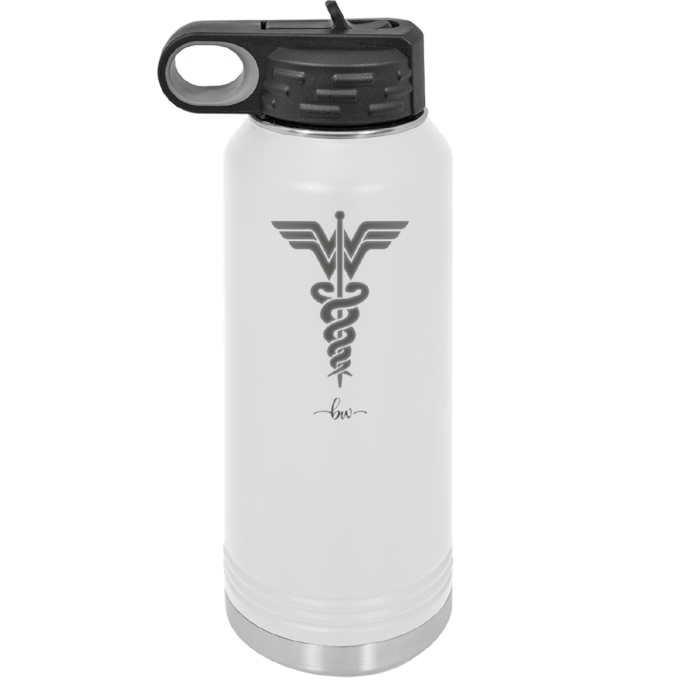 RN Wonder Woman Caduceus - Laser Engraved Stainless Steel Drinkware - 1592 -