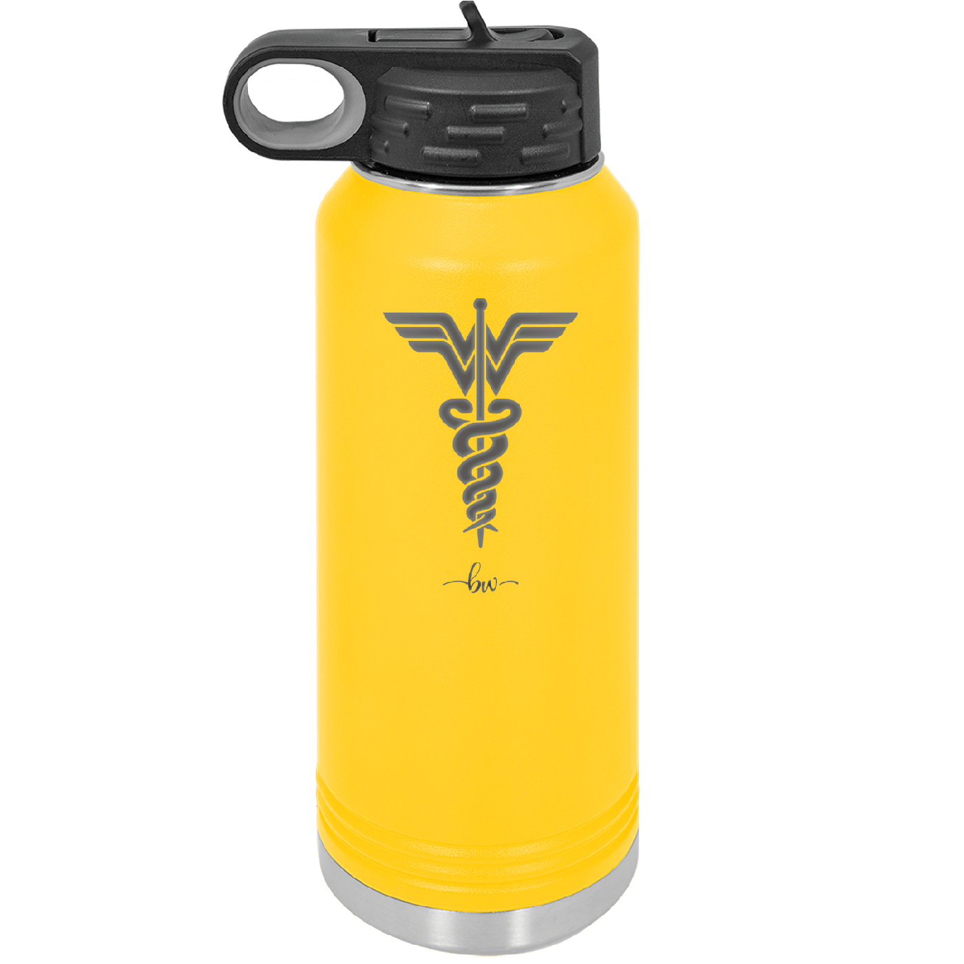 RN Wonder Woman Caduceus - Laser Engraved Stainless Steel Drinkware - 1592 -