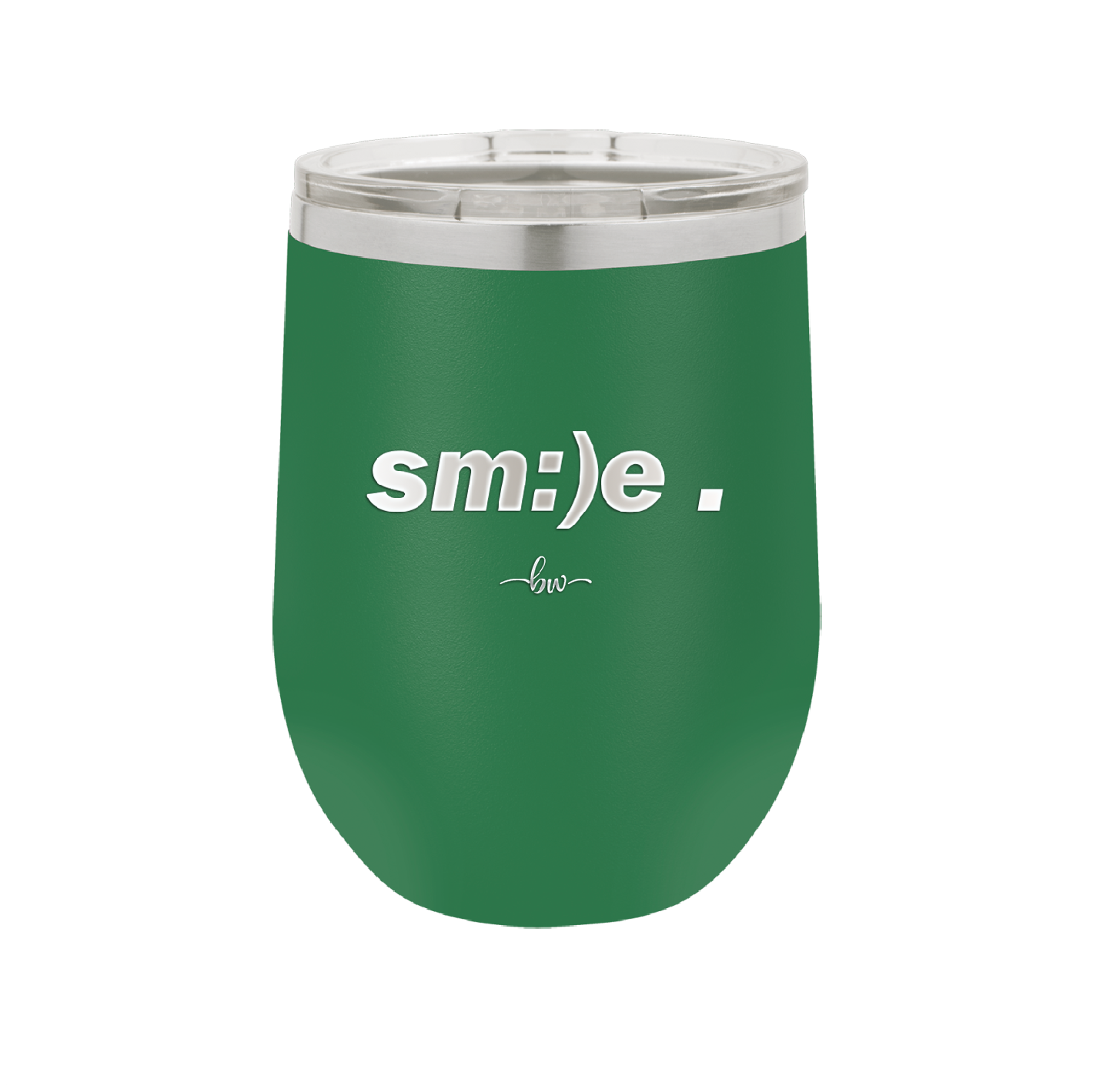 Smile - Laser Engraved Stainless Steel Drinkware - 1596 -