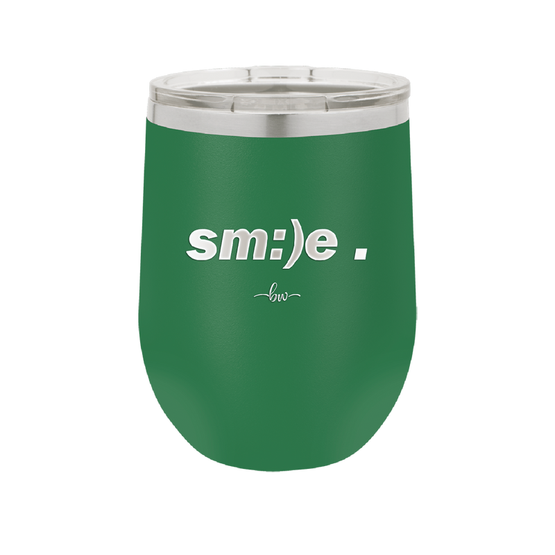 Smile - Laser Engraved Stainless Steel Drinkware - 1596 -