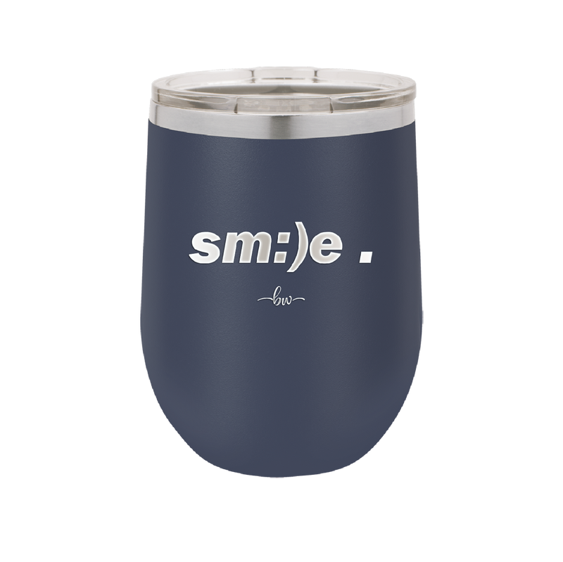 Smile - Laser Engraved Stainless Steel Drinkware - 1596 -