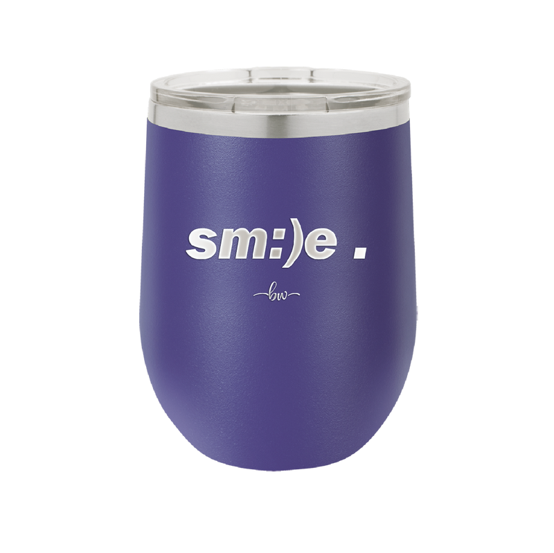 Smile - Laser Engraved Stainless Steel Drinkware - 1596 -
