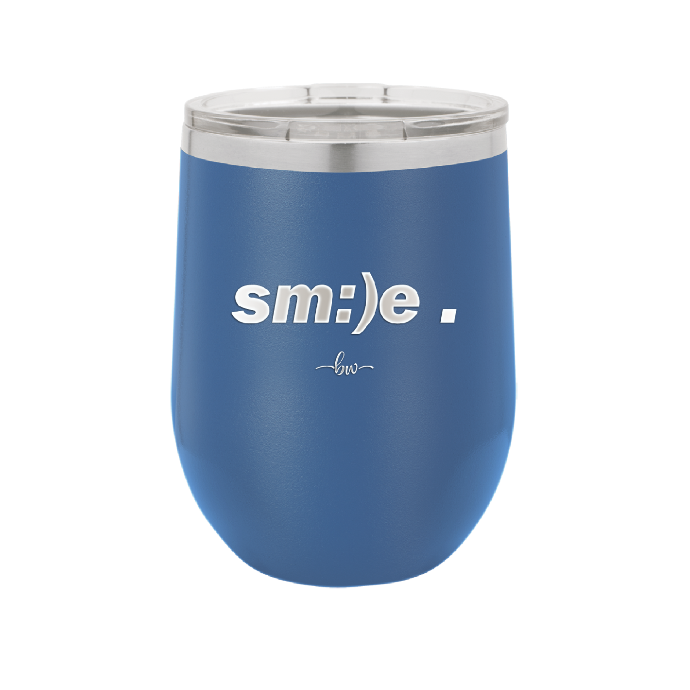Smile - Laser Engraved Stainless Steel Drinkware - 1596 -