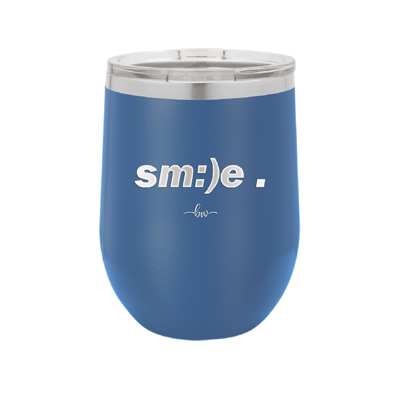 Smile - Laser Engraved Stainless Steel Drinkware - 1596 -