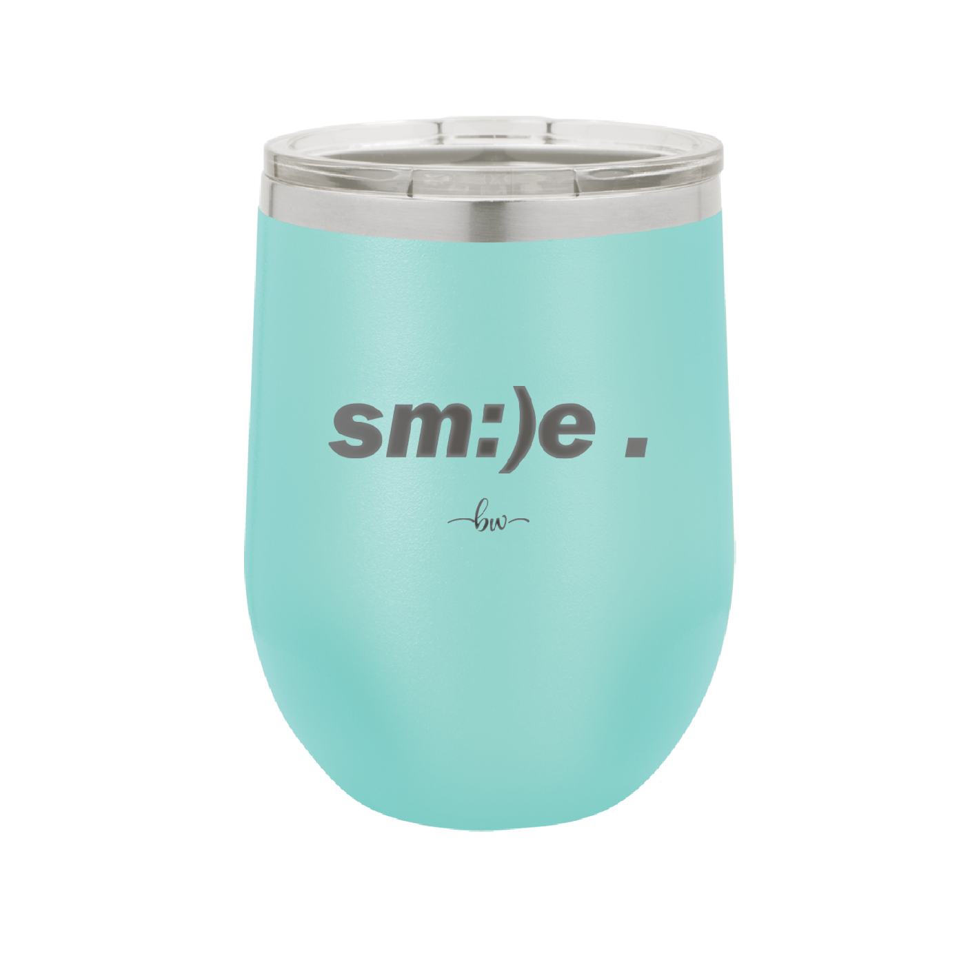 Smile - Laser Engraved Stainless Steel Drinkware - 1596 -
