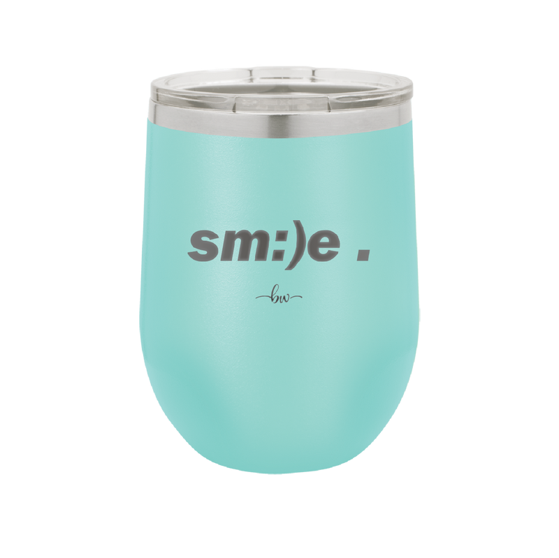 Smile - Laser Engraved Stainless Steel Drinkware - 1596 -