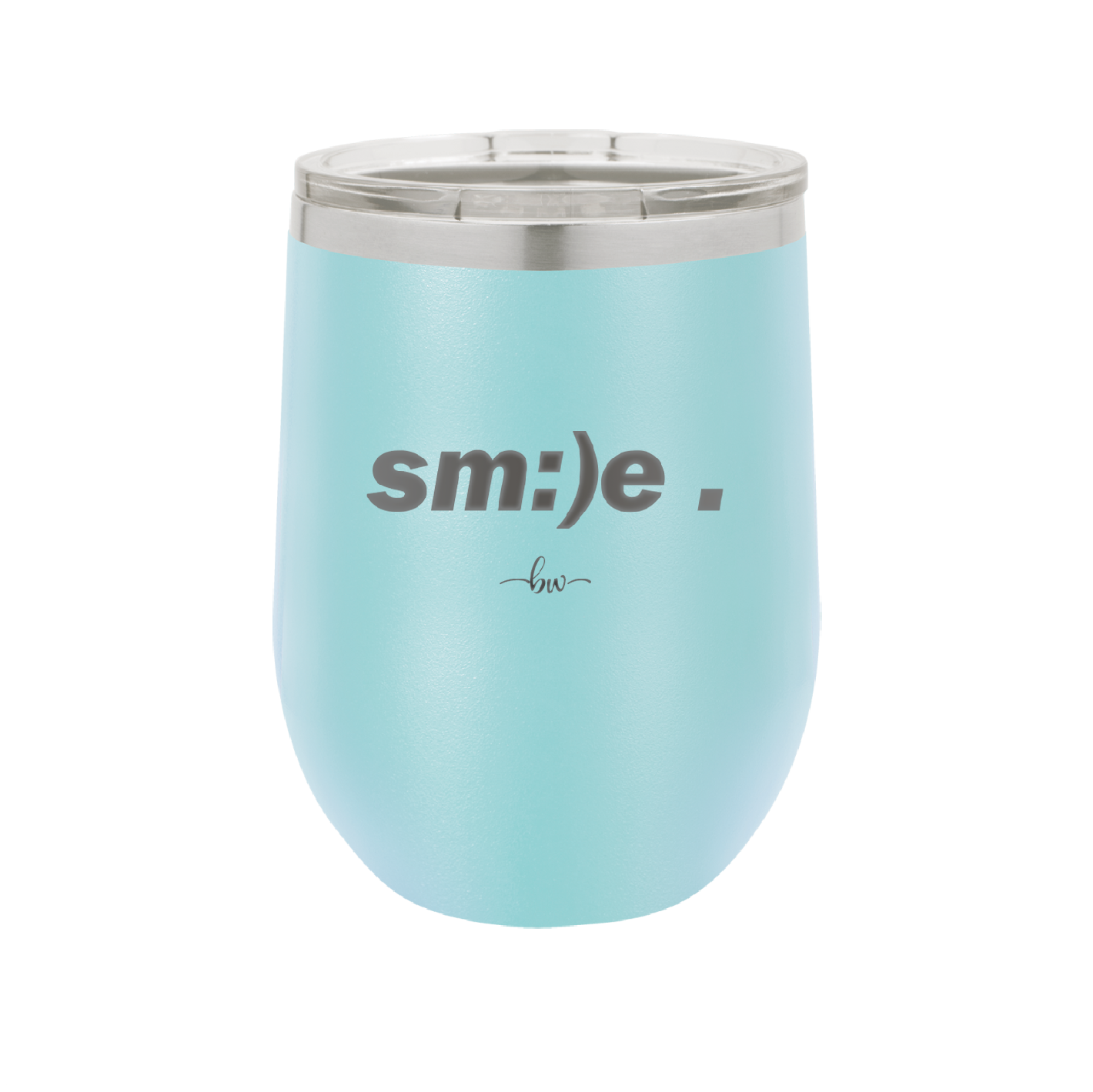 Smile - Laser Engraved Stainless Steel Drinkware - 1596 -