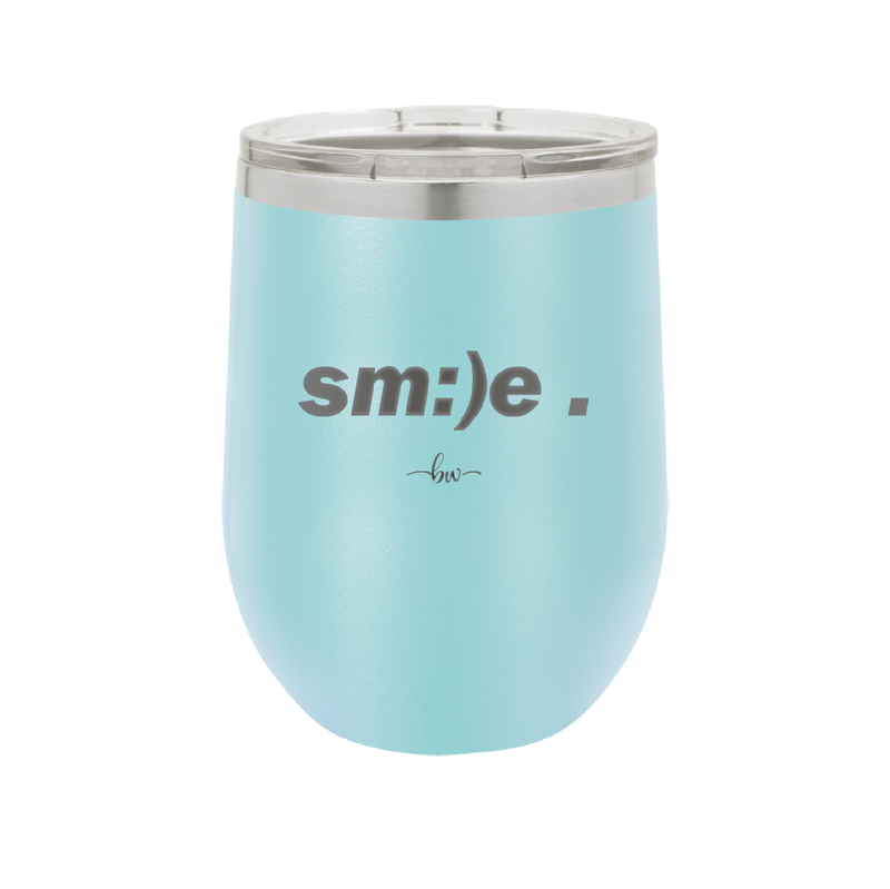 Smile - Laser Engraved Stainless Steel Drinkware - 1596 -