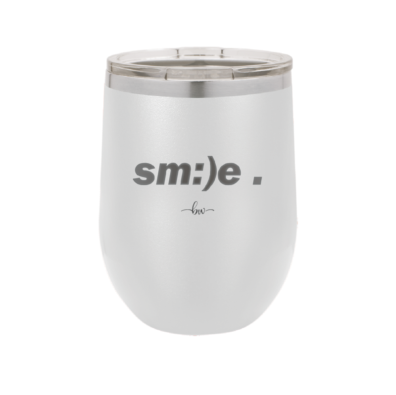 Smile - Laser Engraved Stainless Steel Drinkware - 1596 -