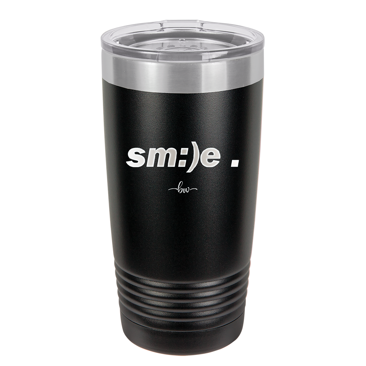 Smile - Laser Engraved Stainless Steel Drinkware - 1596 -