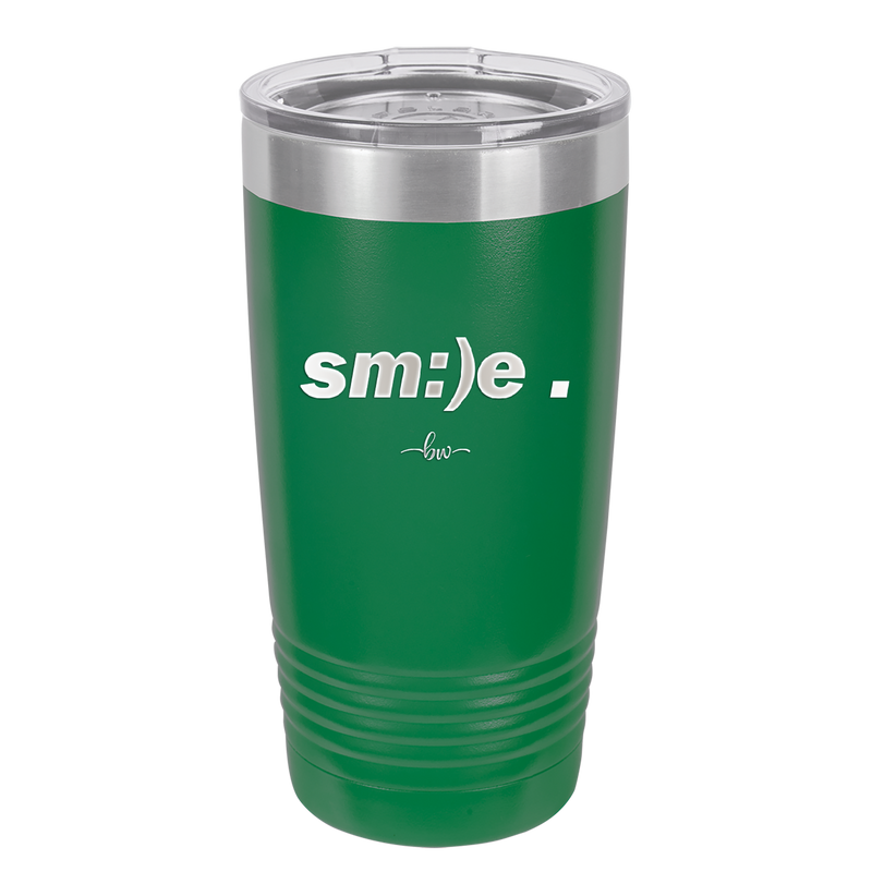 Smile - Laser Engraved Stainless Steel Drinkware - 1596 -