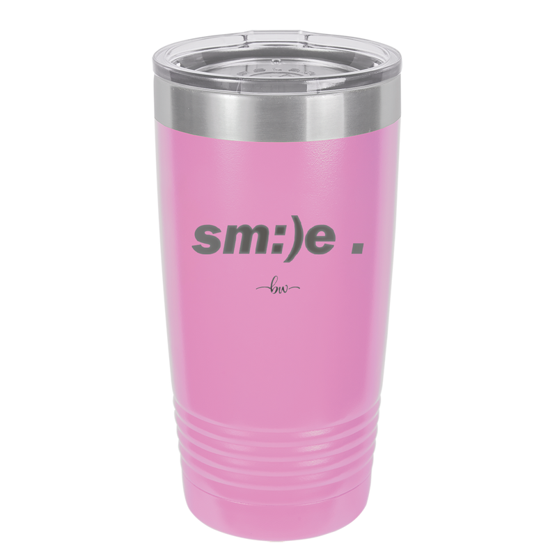 Smile - Laser Engraved Stainless Steel Drinkware - 1596 -