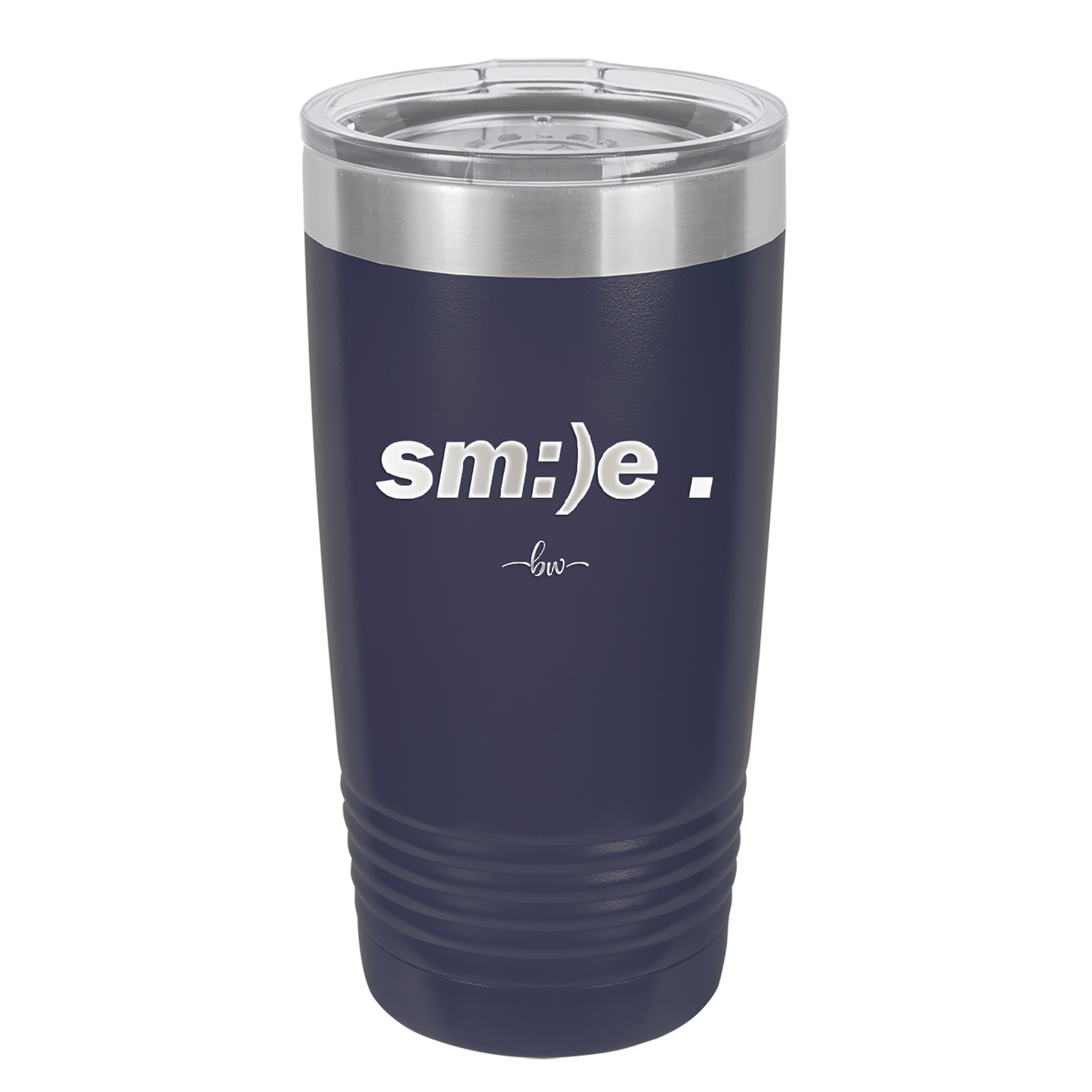 Smile - Laser Engraved Stainless Steel Drinkware - 1596 -