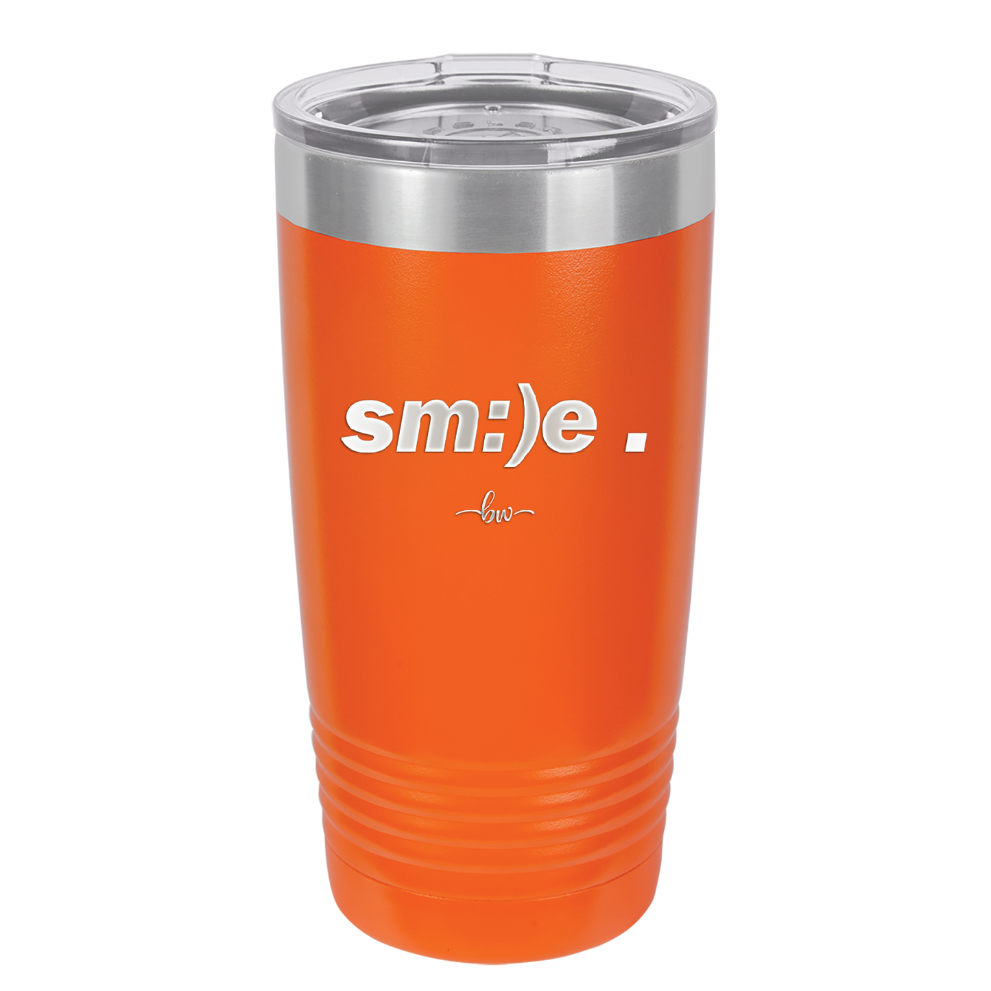 Smile - Laser Engraved Stainless Steel Drinkware - 1596 -