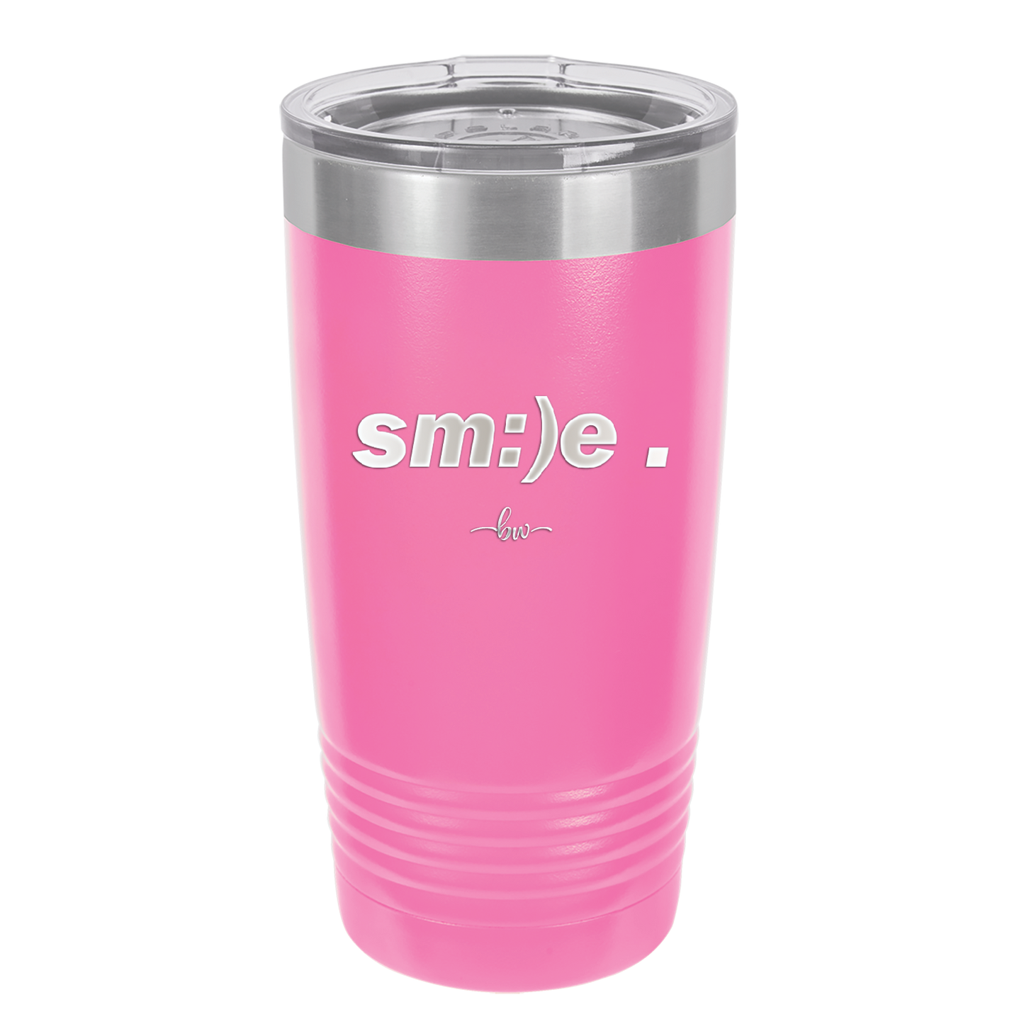 Smile - Laser Engraved Stainless Steel Drinkware - 1596 -