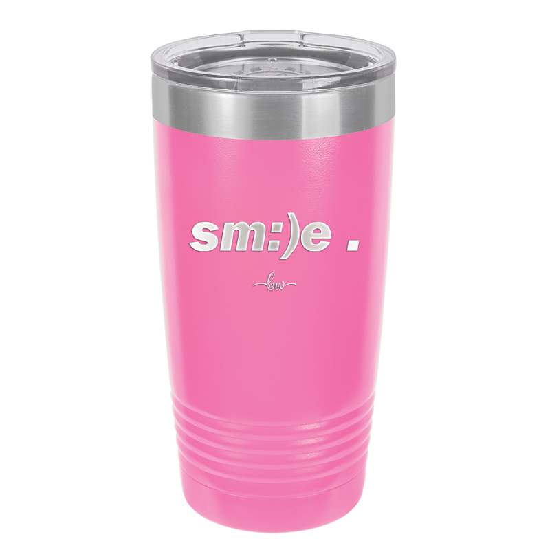 Smile - Laser Engraved Stainless Steel Drinkware - 1596 -