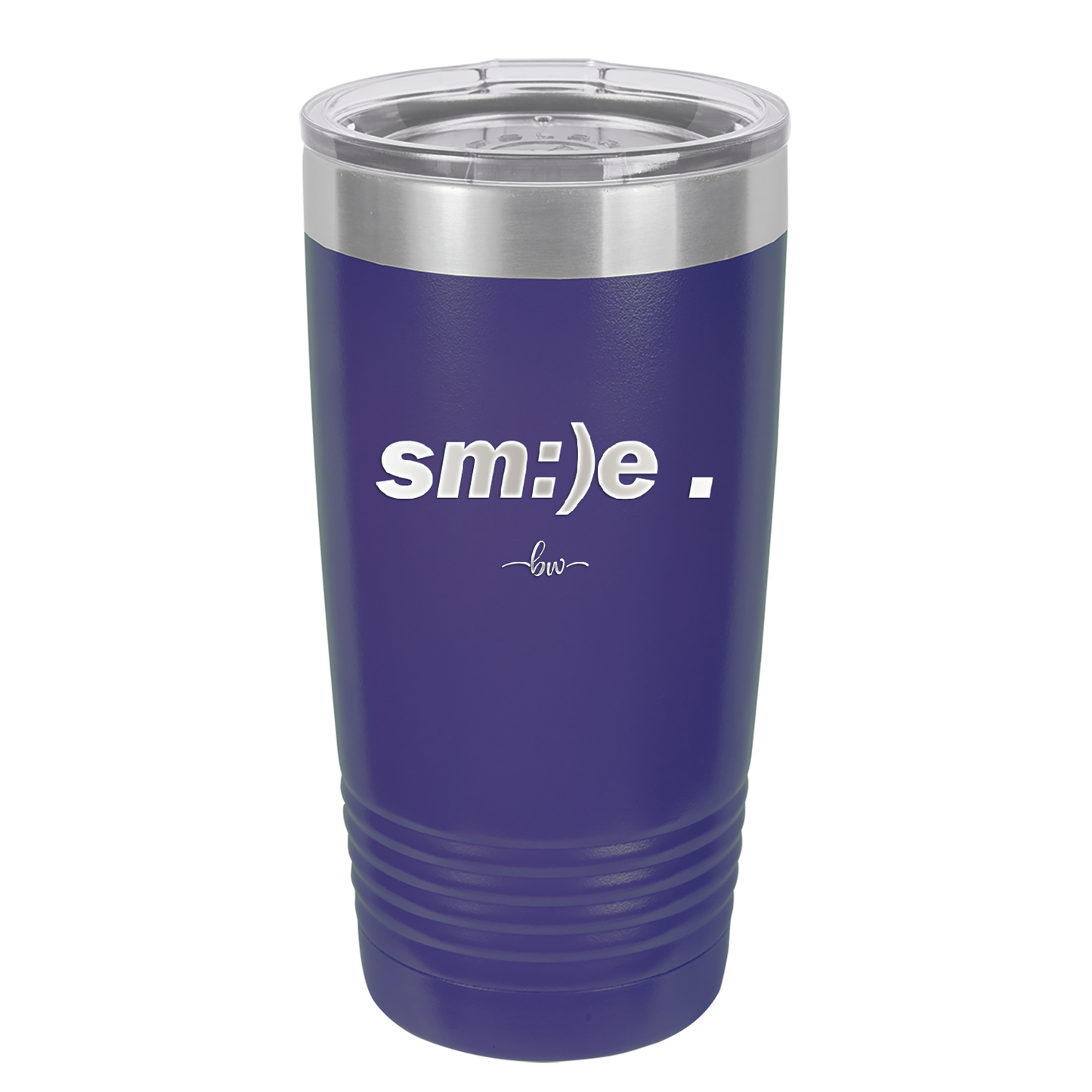 Smile - Laser Engraved Stainless Steel Drinkware - 1596 -