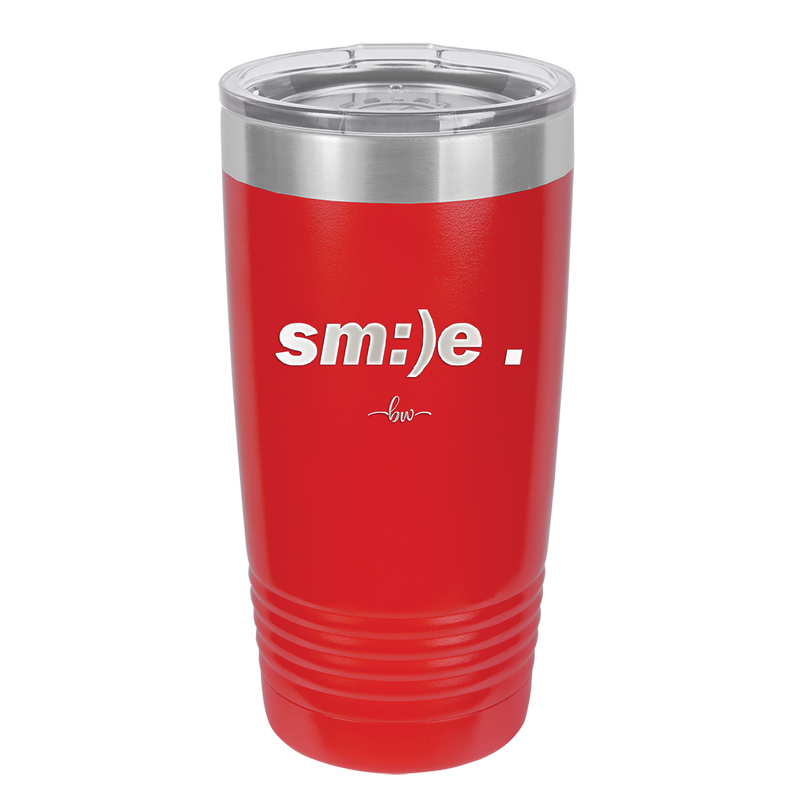 Smile - Laser Engraved Stainless Steel Drinkware - 1596 -