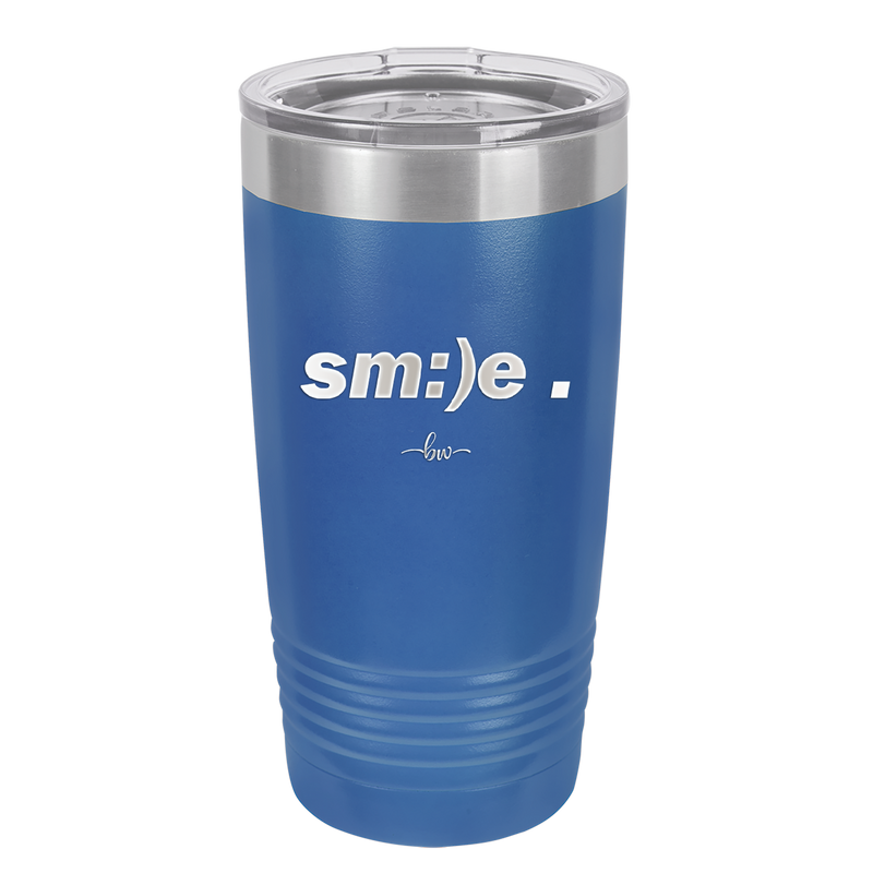 Smile - Laser Engraved Stainless Steel Drinkware - 1596 -