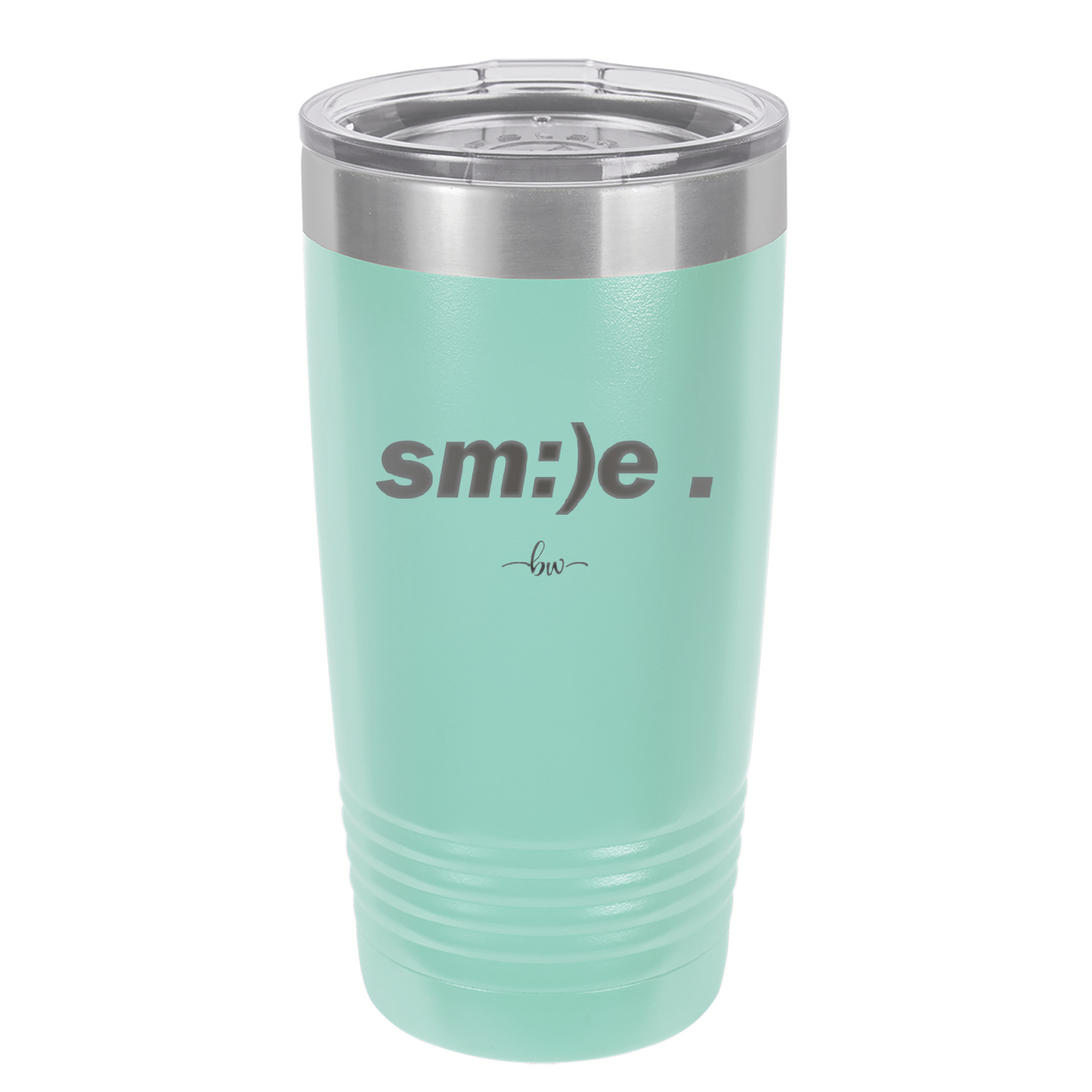 Smile - Laser Engraved Stainless Steel Drinkware - 1596 -