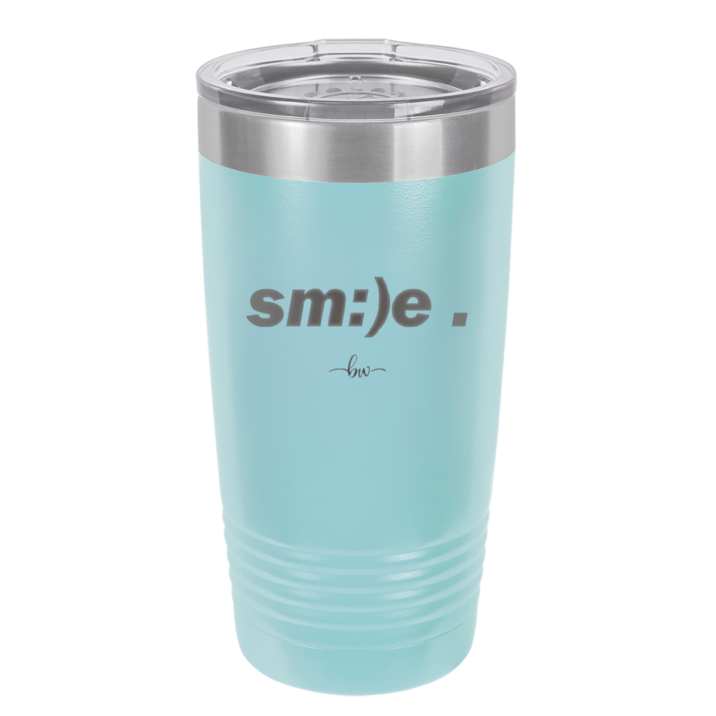 Smile - Laser Engraved Stainless Steel Drinkware - 1596 -
