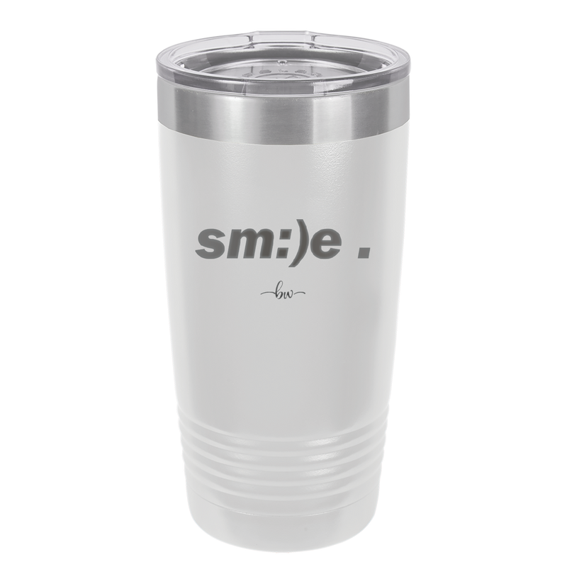 Smile - Laser Engraved Stainless Steel Drinkware - 1596 -