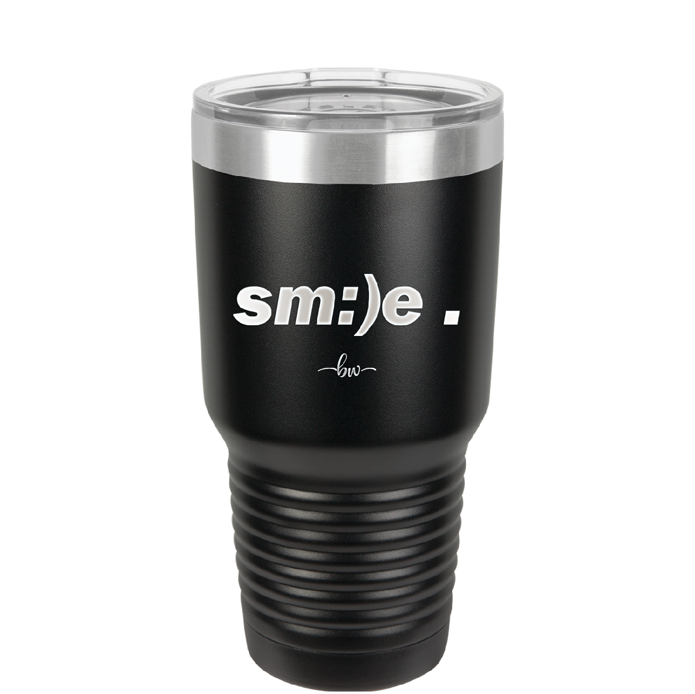 Smile - Laser Engraved Stainless Steel Drinkware - 1596 -