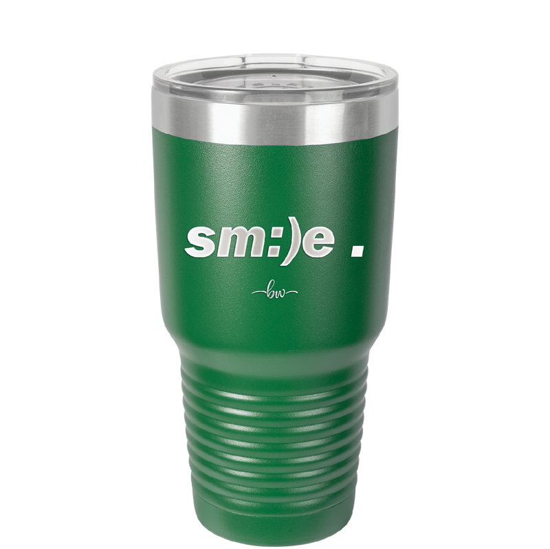 Smile - Laser Engraved Stainless Steel Drinkware - 1596 -