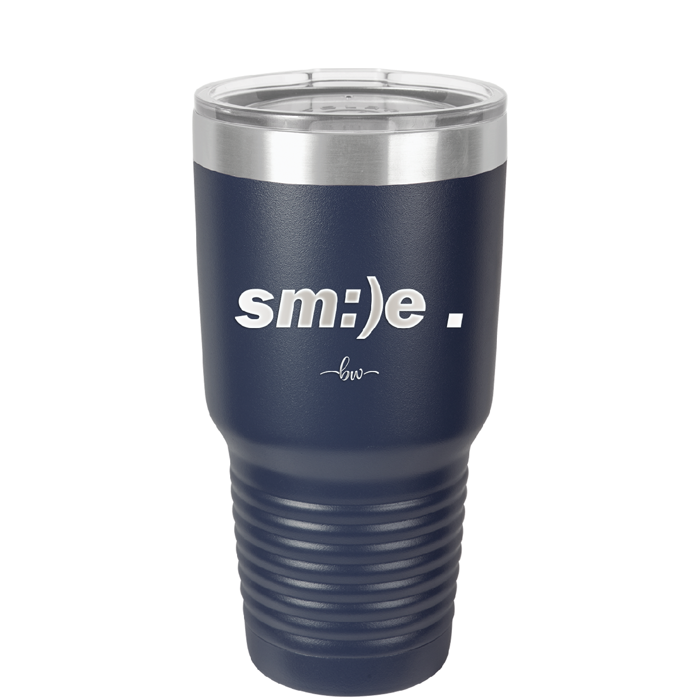 Smile - Laser Engraved Stainless Steel Drinkware - 1596 -