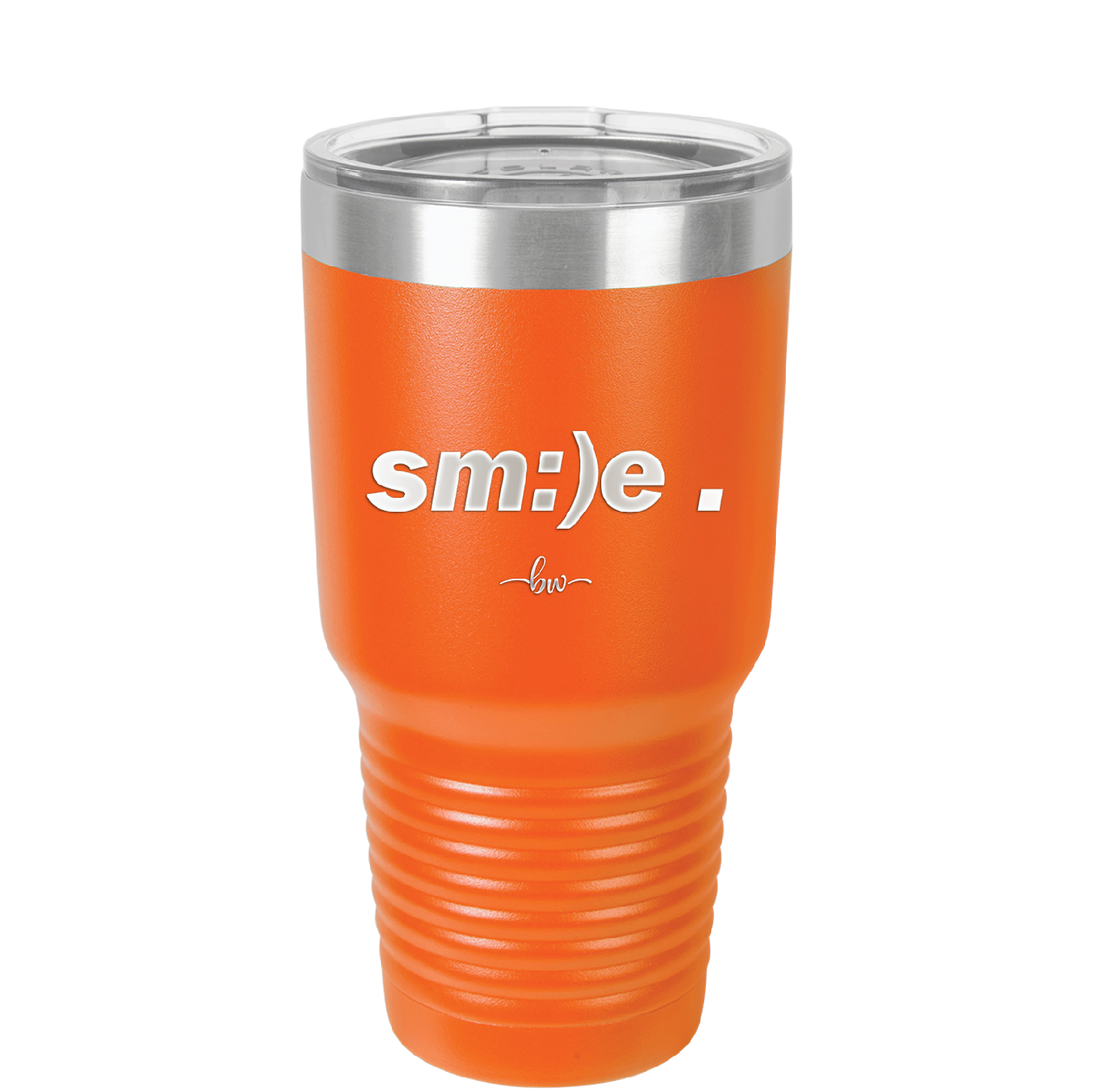 Smile - Laser Engraved Stainless Steel Drinkware - 1596 -