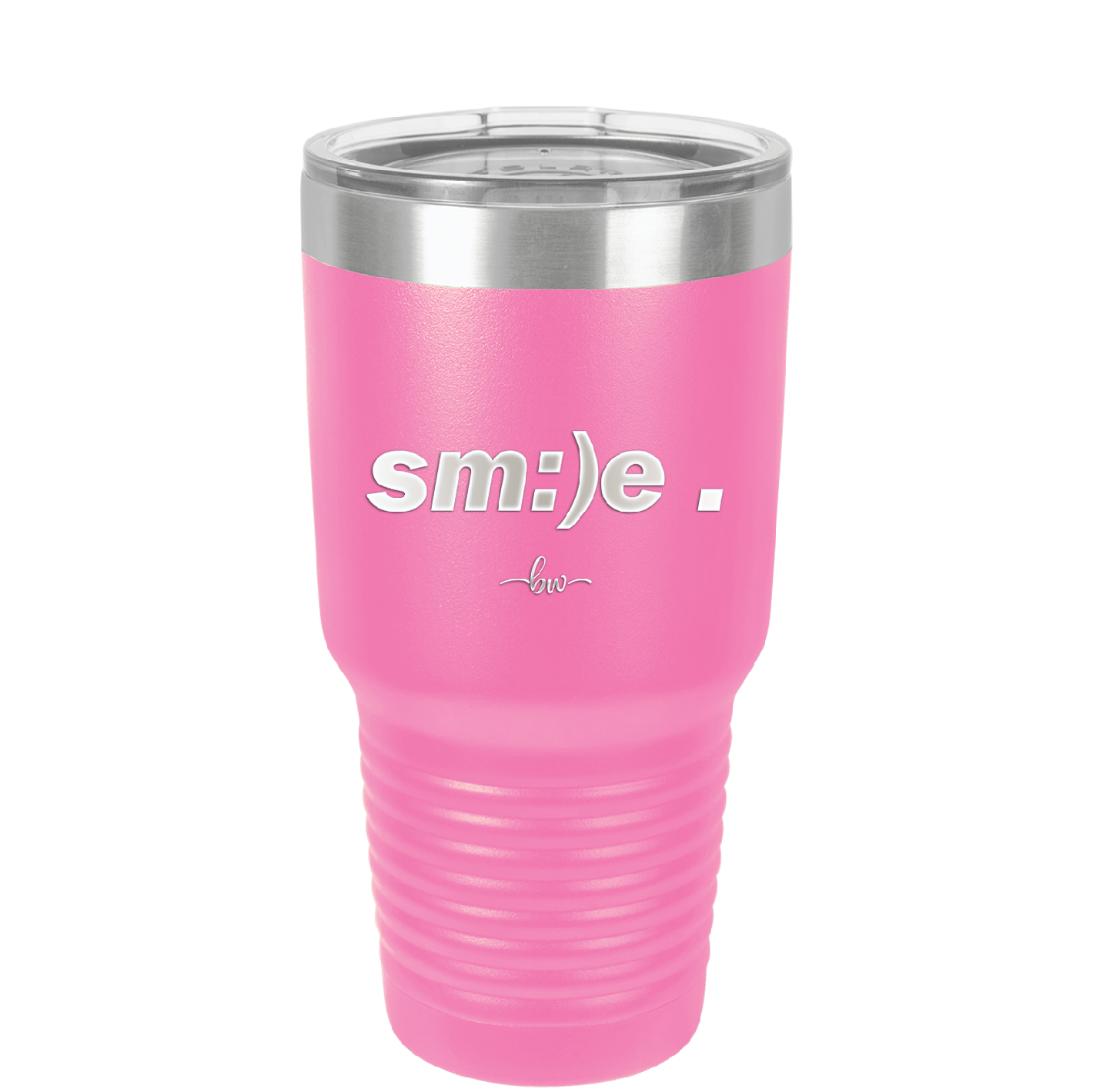 Smile - Laser Engraved Stainless Steel Drinkware - 1596 -