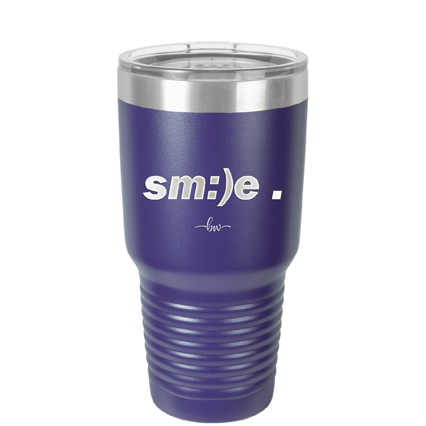 Smile - Laser Engraved Stainless Steel Drinkware - 1596 -