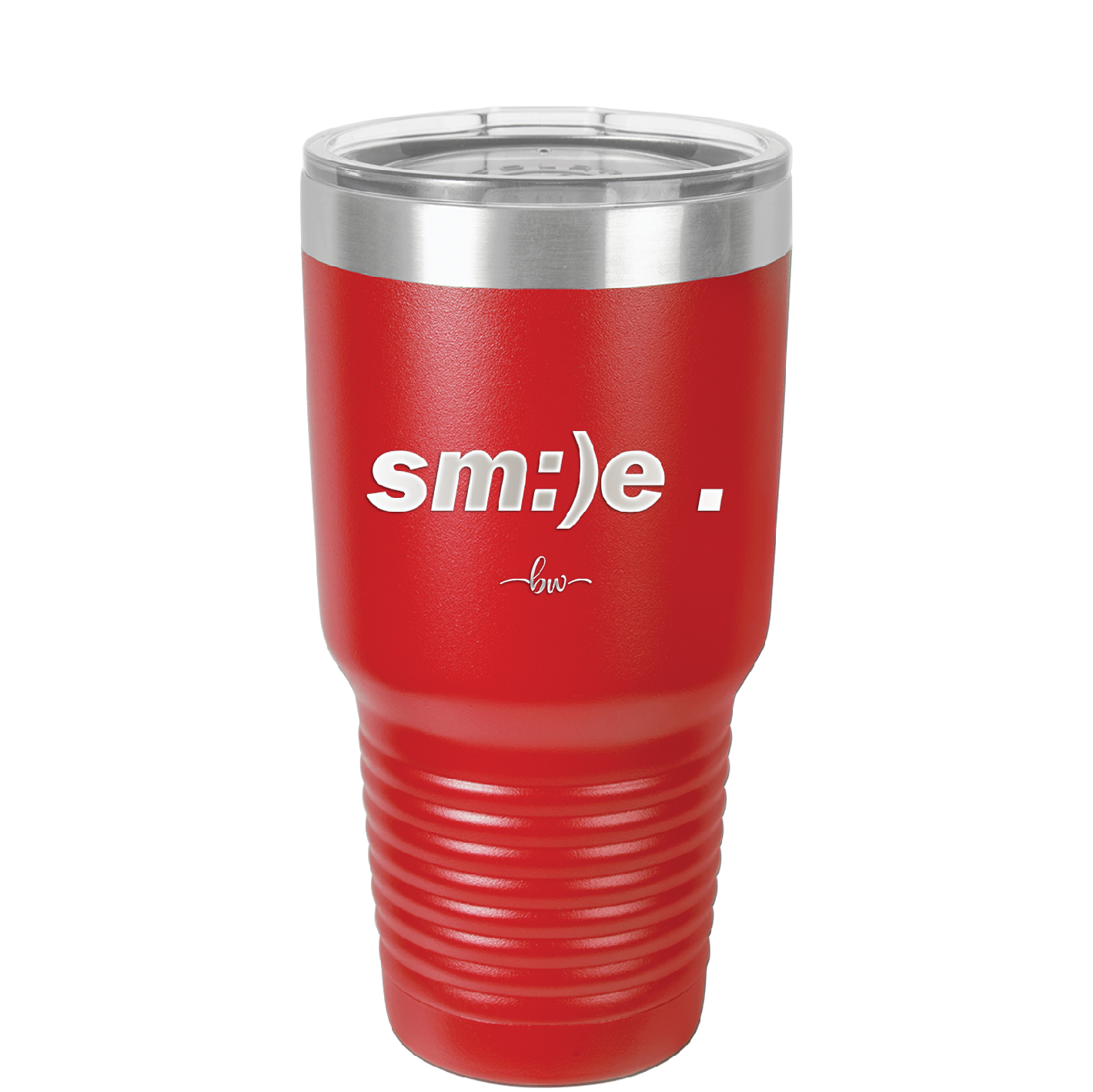 Smile - Laser Engraved Stainless Steel Drinkware - 1596 -
