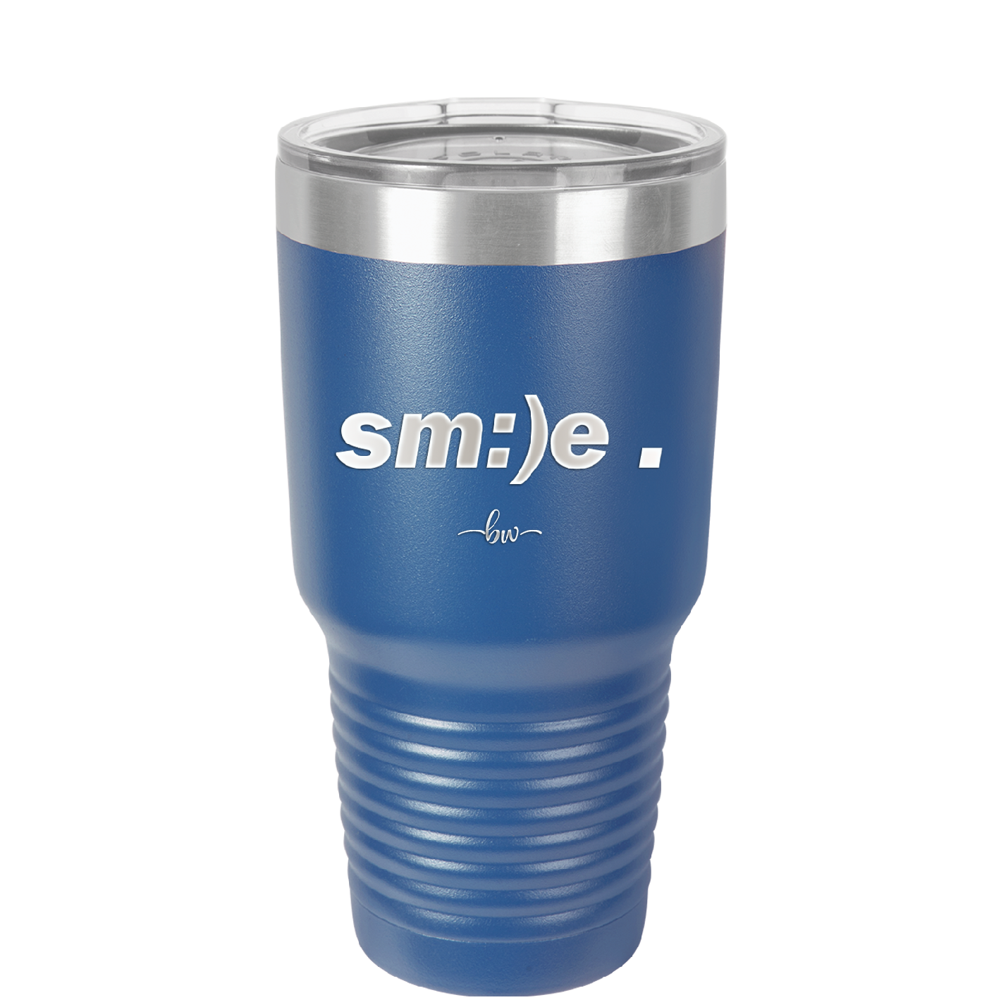 Smile - Laser Engraved Stainless Steel Drinkware - 1596 -