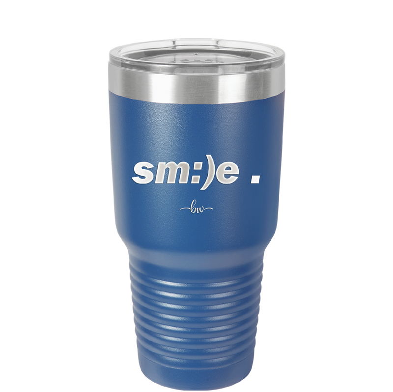 Smile - Laser Engraved Stainless Steel Drinkware - 1596 -
