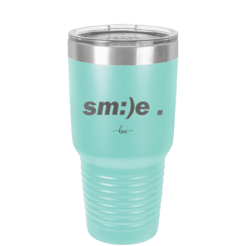 Smile - Laser Engraved Stainless Steel Drinkware - 1596 -