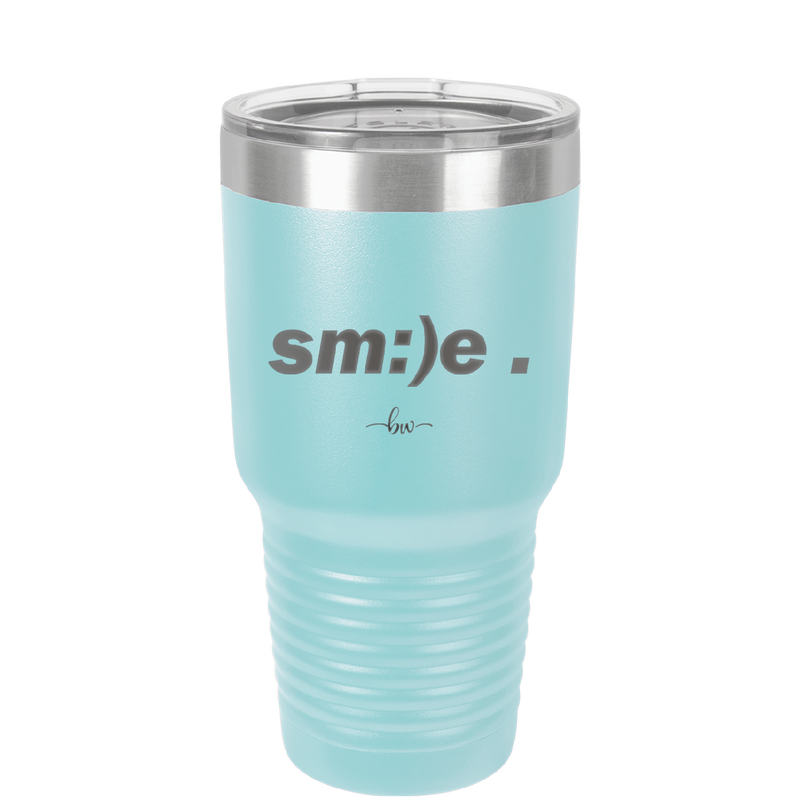 Smile - Laser Engraved Stainless Steel Drinkware - 1596 -