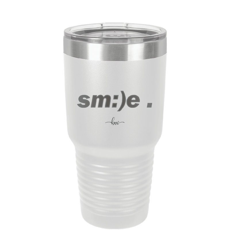Smile - Laser Engraved Stainless Steel Drinkware - 1596 -