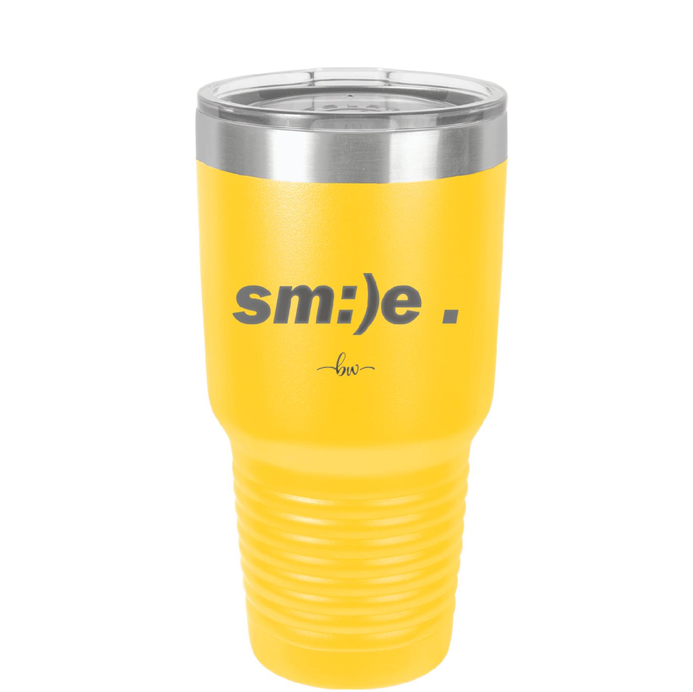 Smile - Laser Engraved Stainless Steel Drinkware - 1596 -