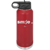 Smile - Laser Engraved Stainless Steel Drinkware - 1596 -