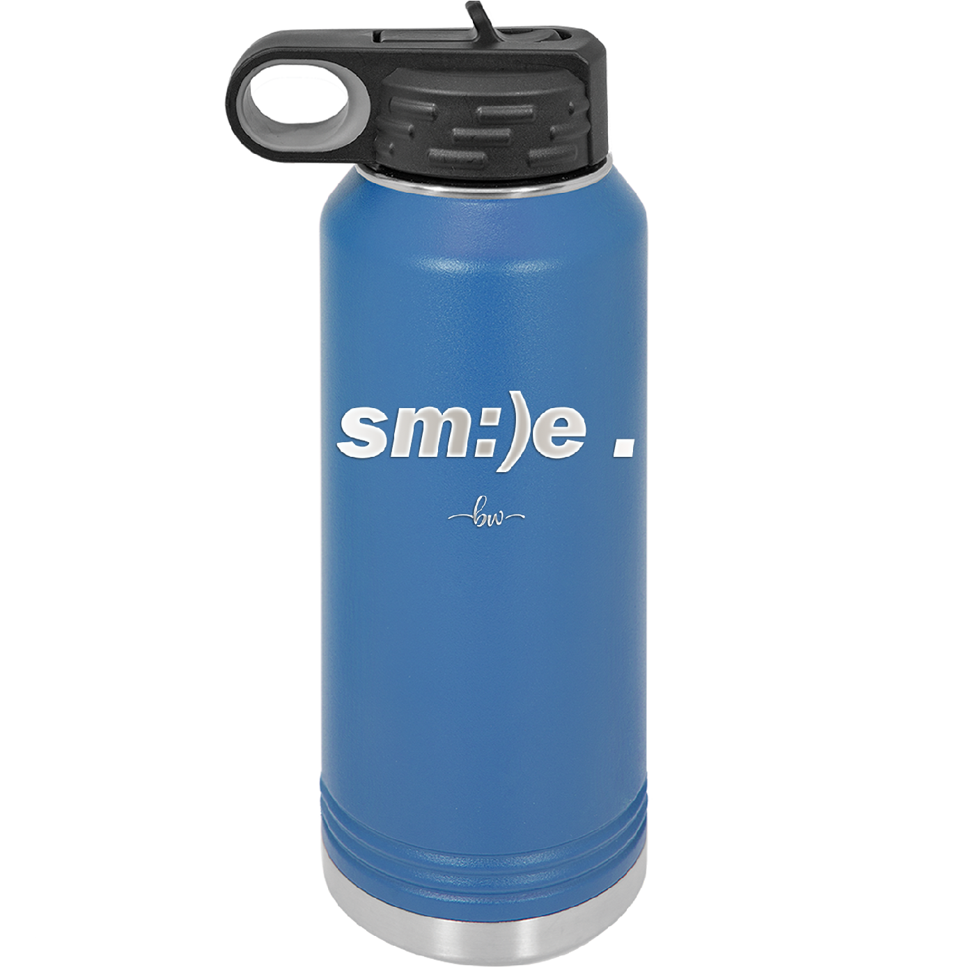 Smile - Laser Engraved Stainless Steel Drinkware - 1596 -