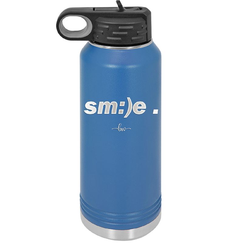 Smile - Laser Engraved Stainless Steel Drinkware - 1596 -
