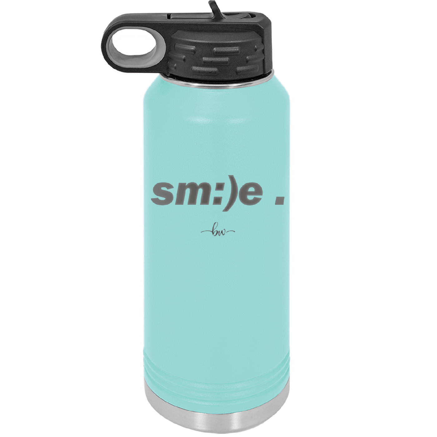 Smile - Laser Engraved Stainless Steel Drinkware - 1596 -