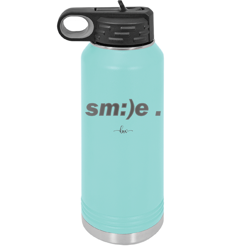 Smile - Laser Engraved Stainless Steel Drinkware - 1596 -