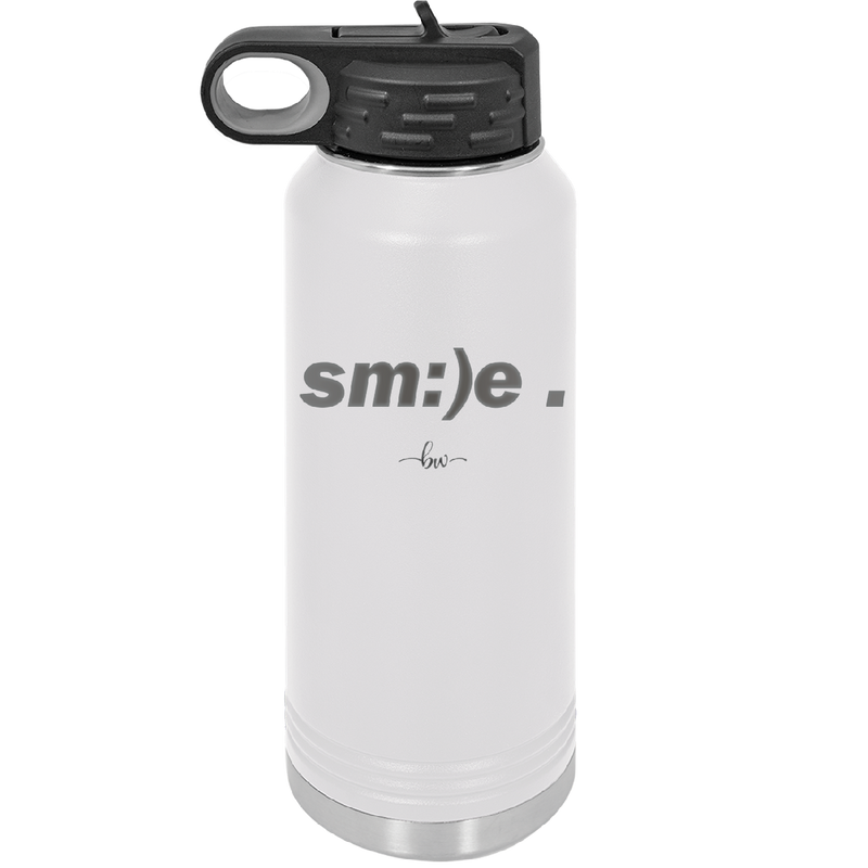 Smile - Laser Engraved Stainless Steel Drinkware - 1596 -