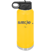 Smile - Laser Engraved Stainless Steel Drinkware - 1596 -