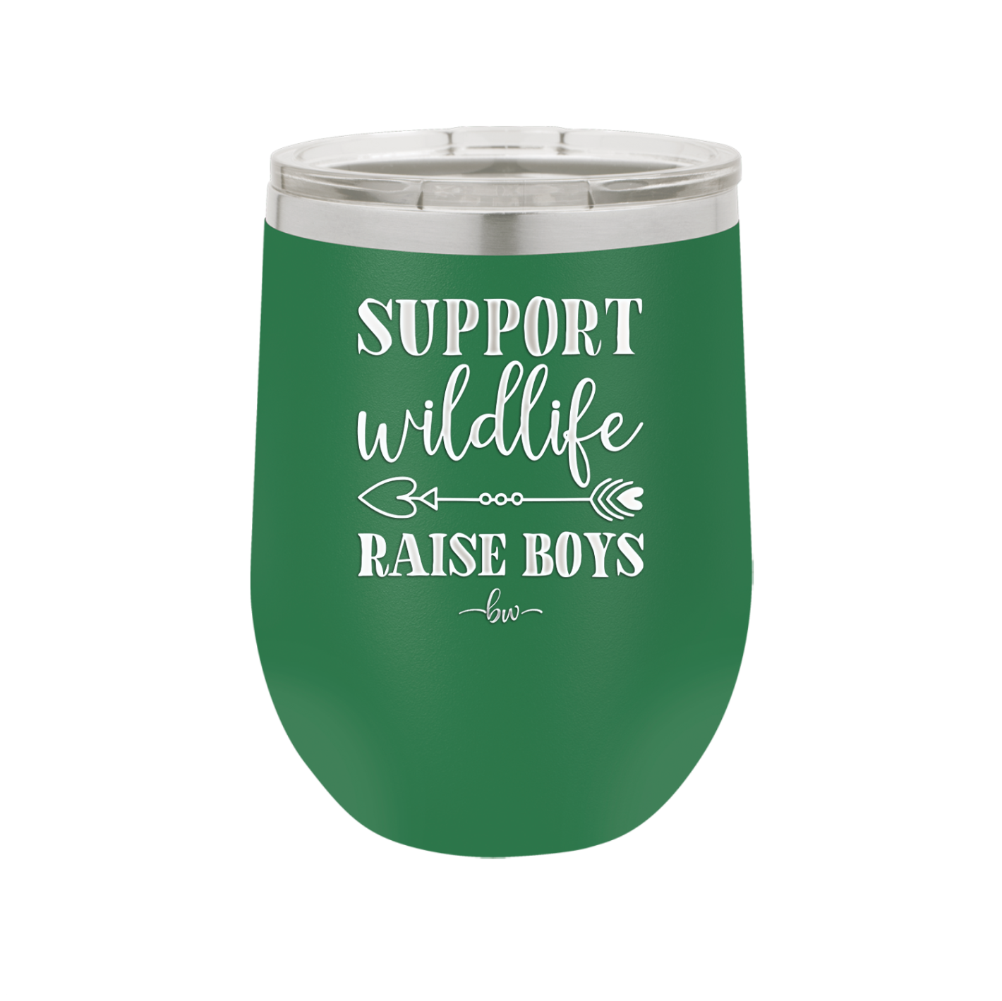 Support Wildlife Raise Boys - Laser Engraved Stainless Steel Drinkware - 1598 -