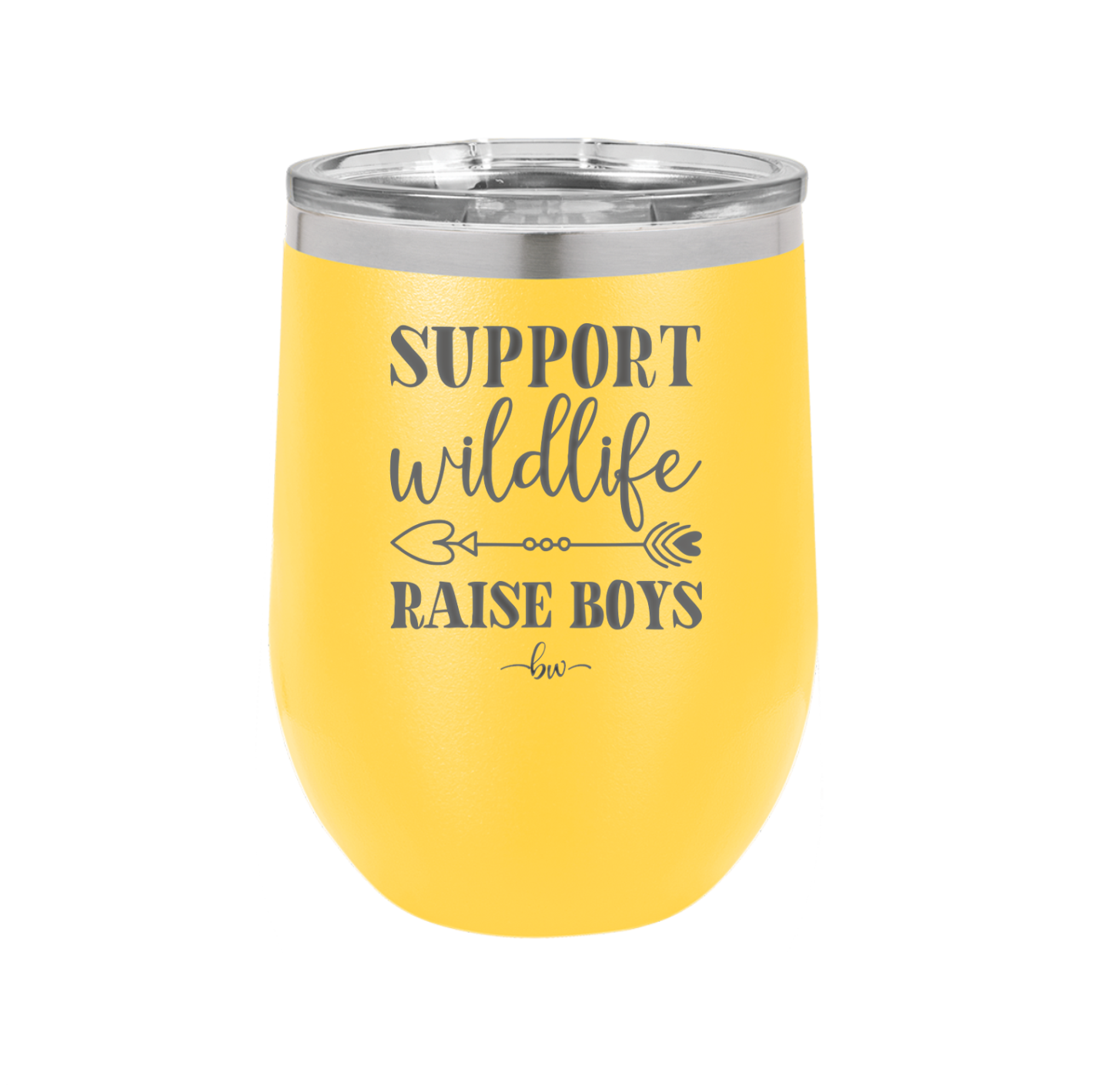 Support Wildlife Raise Boys - Laser Engraved Stainless Steel Drinkware - 1598 -